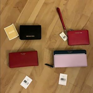 4 wallets! Michael kors & Kate spade! Brand new!